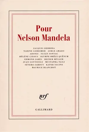 Pour Nelson Mandela