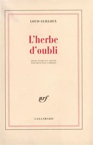 L'Herbe d'oubli