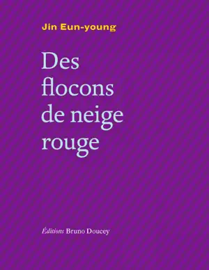 Des flocons de neige rouge