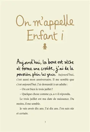 On m'appelle enfant i