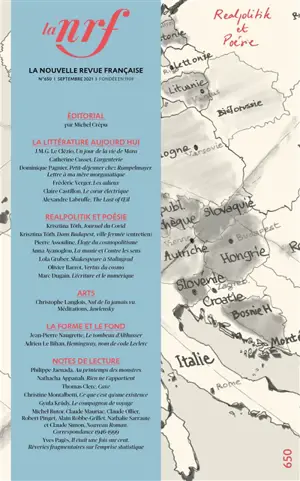 Nouvelle revue française, n° 650