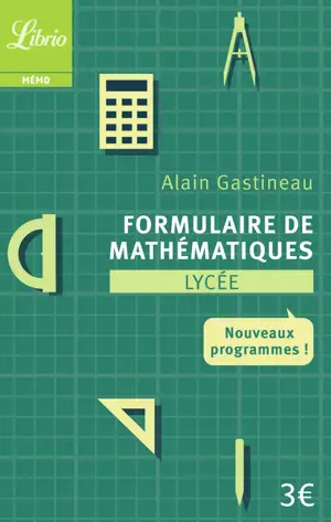 FORMULAIRE DE MATHEMATIQUES LIBRIO