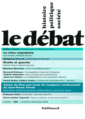 Débat (Le), n° 192