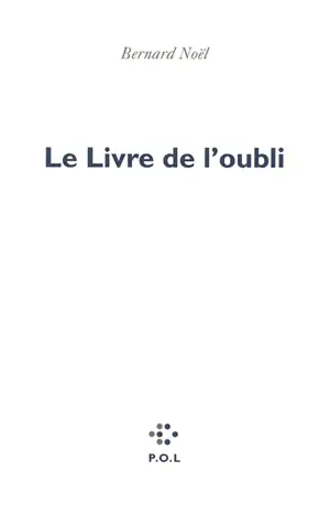 Le livre de l'oubli