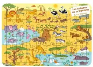 Les animaux de la savane : puzzle 48 pièces