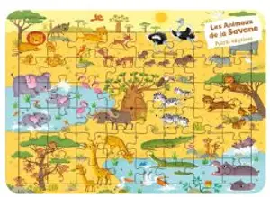 Les animaux de la savane : puzzle 48 pièces