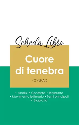 Scheda libro Cuore di tenebra di Joseph Conrad (analisi letteraria di riferimento e riassunto completo)