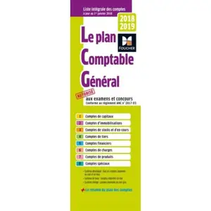 SOLDE 0.9  PLAN COMPTABLE GENERAL 2018-2019