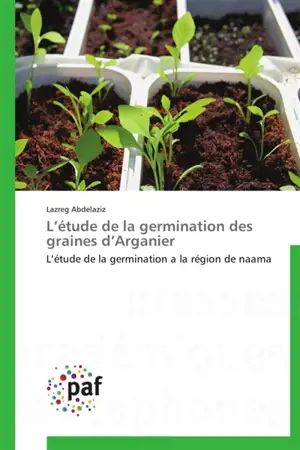 L étude de la germination des graines d arganier
