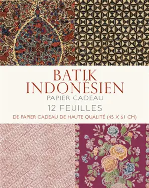 Batik indonésien : papier cadeau