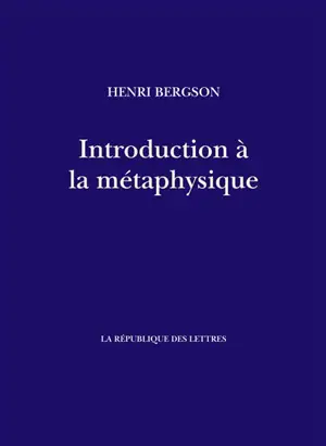 Introduction à la métaphysique