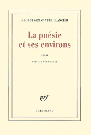 La poésie et ses environs : essai