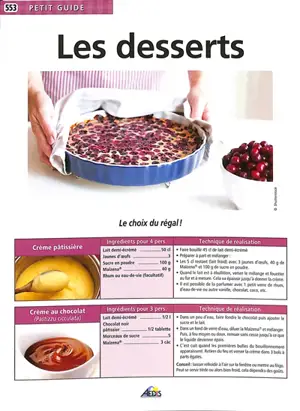 Les desserts : le choix du régal !