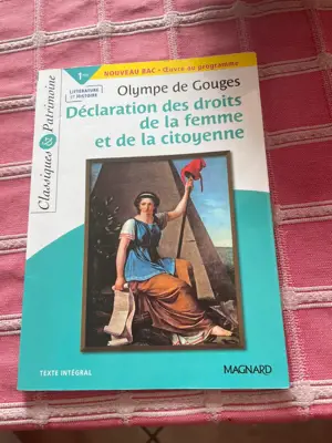 OLYMPE DE GOUGES. DES DROITS DE LA FEMME A LA GUILLOTINE