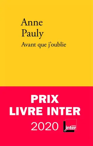 Avant que j'oublie