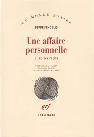 Une affaire personnelle