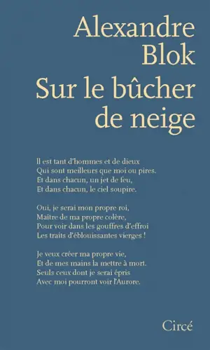 Sur le bûcher de neige : poèmes, 1898-1921