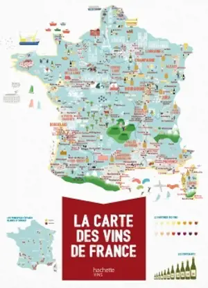 LA CARTE DES VINS DE FRANCE