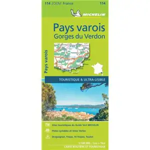 Carte Zoom Pays Varois, Gorges du Verdon