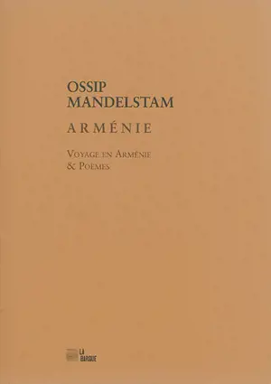 Voyage en Arménie. Poèmes