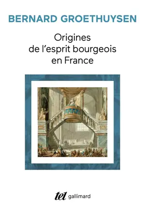 ORIGINE DE L ESPRIT BOURGEOIS P
