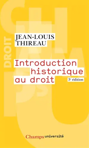 Introduction historique au droit