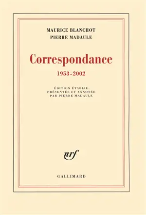 Correspondance : 1953-2002