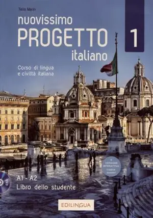NUOVISSIMO PROGETTO ITALIANO 1 MANUEL (A1+A2 COURS SANS EXERCICES)