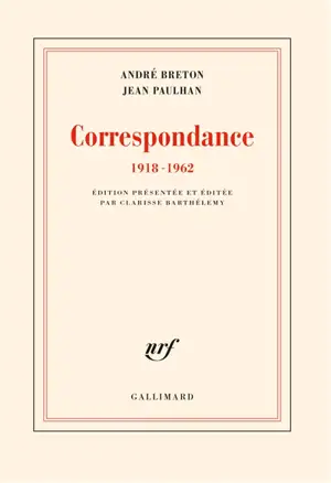 Correspondance : 1918-1962