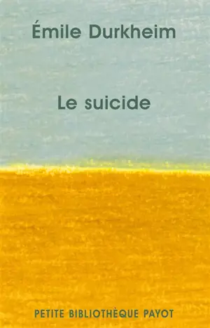 Le suicide : étude de sociologie