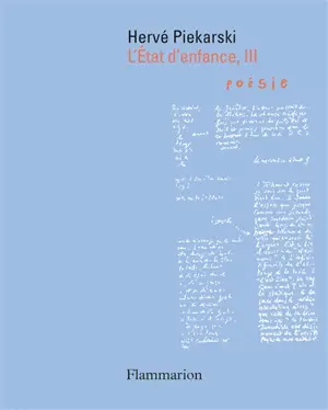 L'état d'enfance. Vol. 3