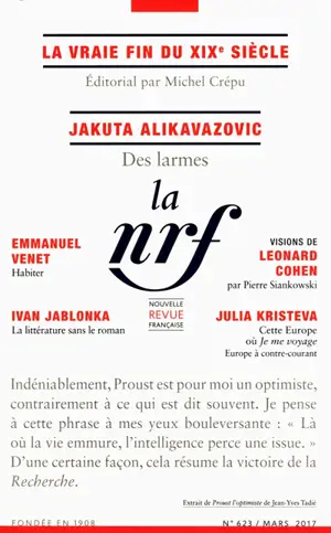 Nouvelle revue française, n° 623