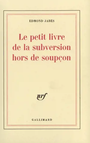 PETIT LIVRE DE SUBVERSION HORS DU SOUPCO