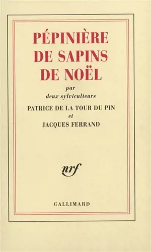 Pépinière de sapins de Noël par deux sylviculteurs