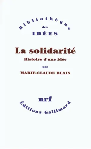 La solidarité : histoire d'une idée
