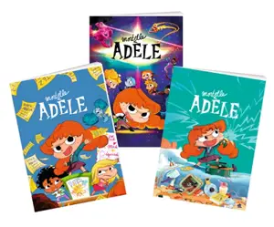 Lot de 3 cahiers Mortelle Adèle : rentrée 2021