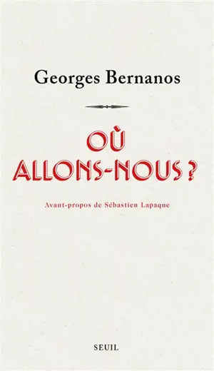 Où allons-nous ?