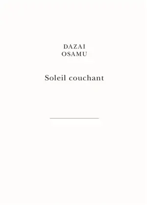 Soleil couchant