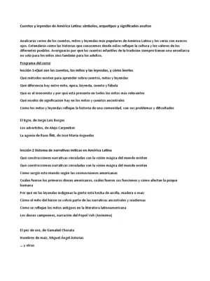 CUENTOS Y LEYENDAS DE AMERICA LATINA