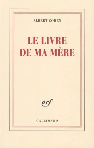 Le livre de ma mère