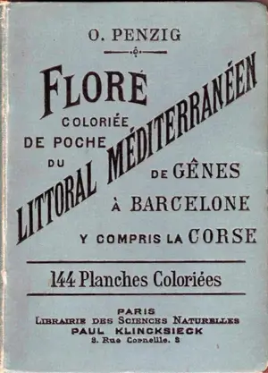 Flore coloriée de poche du littoral méditerranéen : de Gênes à Barcelone, y compris la Corse
