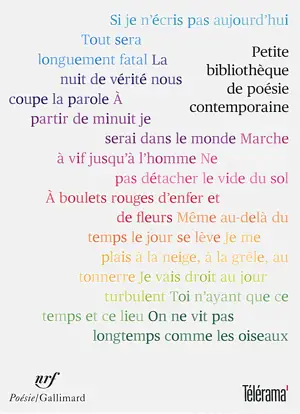 PETITE BIBLIOTHEQUE DE POESIE CONTEMPORAINE COFFRET (DE GUILLEVIC A JACCOTTET)
