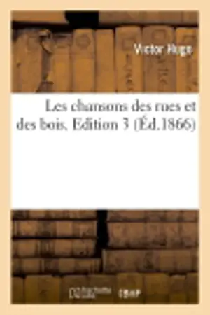 Les chansons des rues et des bois. Edition 3 (Ed.1866)