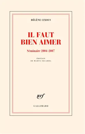 Il faut bien aimer : séminaire 2004-2007