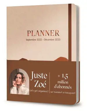 Planner septembre 2022-décembre 2023