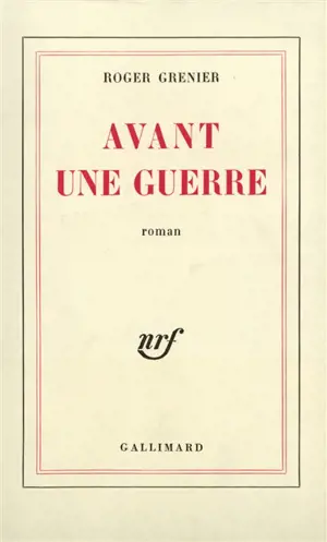 Avant une guerre