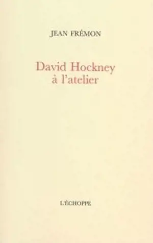 David Hockney à l'atelier