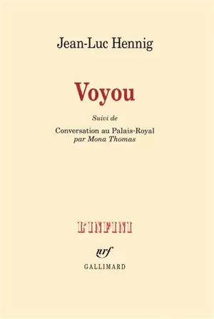 Voyou. Conversation au Palais-Royal par Mona Thomas
