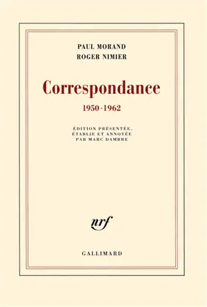 Correspondance : 1950-1962