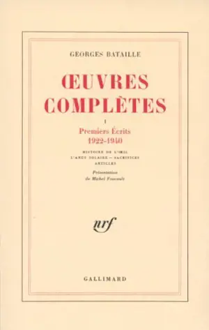 OEUV BATAILLE       T01